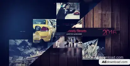 Street Life Video Displays template preview