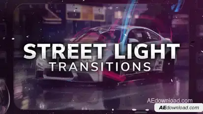 Street Light Transitions broadcast-packages template preview