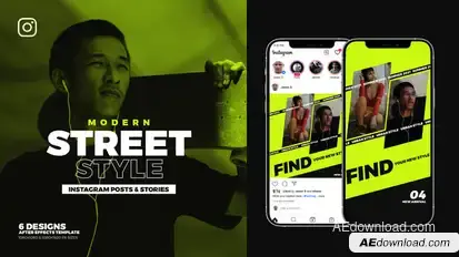 Street Style Instagram Ad B93 Product Promo template preview