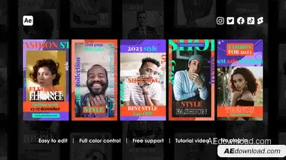 Street Wear Instagram Reels Product Promo template preview