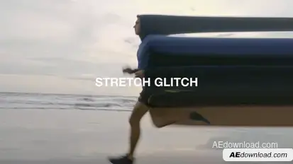 Stretch Glitch Elements template preview