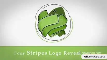 Stripes Logo Reveal Pack Logo Stings template preview