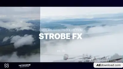 Strobe Effects Overlays Collection Vol. 02 Elements template preview