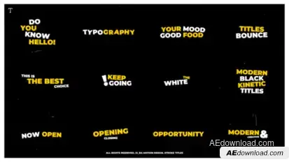Stroke Titles Titles template preview