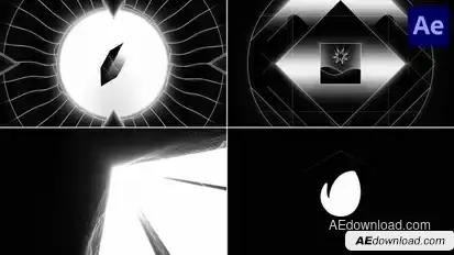 Strokes Logo for After Effects Logo Stings template preview