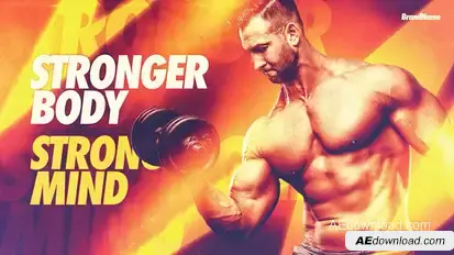 Strong Sport Promo Openers template preview
