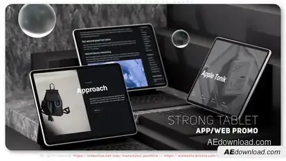 Strong Style Tablet Promo Product Promo template preview