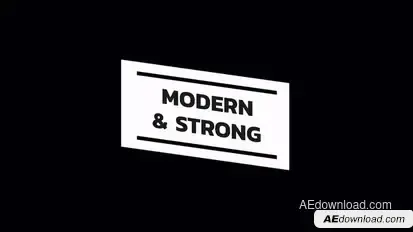 Strong Titles | AE Titles template preview
