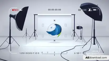 Studio Photo Logo Stings template preview