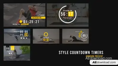 Style Countdown Timers V2 Elements template preview