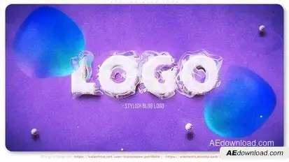Stylish Blob Logo Logo Stings template preview