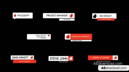 Stylish Corporate Logo Titles Elements template preview