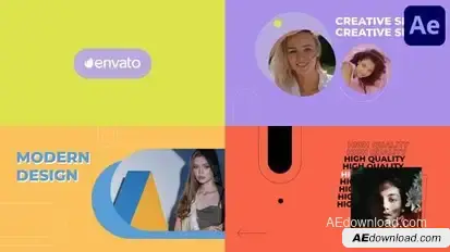 Stylish Creative Scenes | After Effects Openers template preview