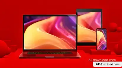 Stylish Devices Presentation Product Promo template preview