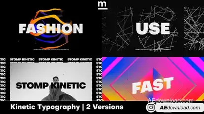 Stylish Fashion Intro Titles template preview