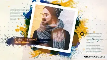 Stylish Framed Slideshow Openers template preview