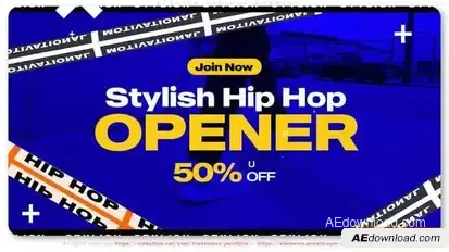 Stylish Hip Hop Opener Openers template preview