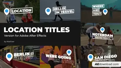 Stylish Location Titles Titles template preview