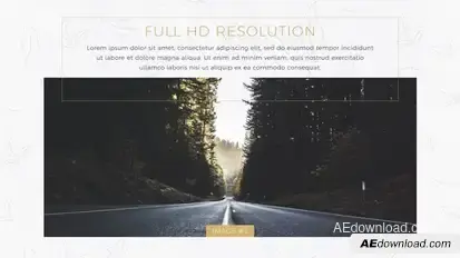 Stylish Minimal Slideshow Video Displays template preview