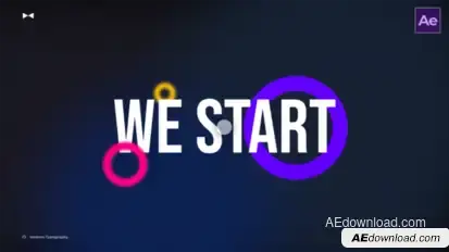 Stylish Modern Typography  AE Titles template preview