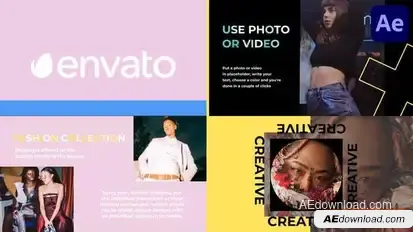Stylish Party Slideshow for After Effects Openers template preview