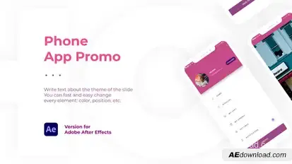 Stylish Phone App Promo Product Promo template preview