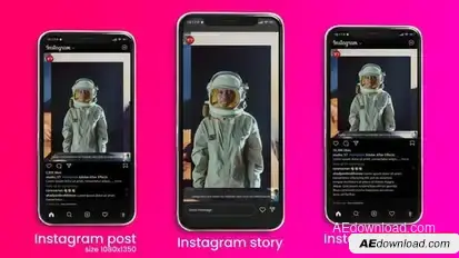 Stylish Resizable Instagram Opener Openers template preview