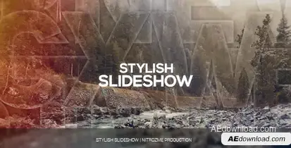 Stylish Slideshow Video Displays template preview