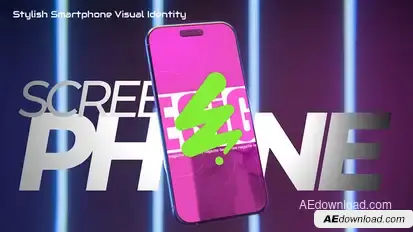 Stylish Smartphone Visual Identity Product Promo template preview