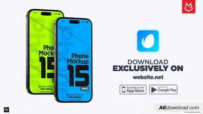 Stylish Stomp App Promo | Phone 15 Pro Product Promo template preview