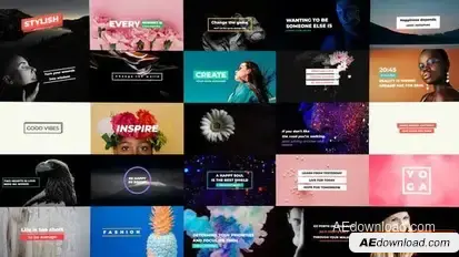 Videohive Stylish Titles 22128283 Titles template preview