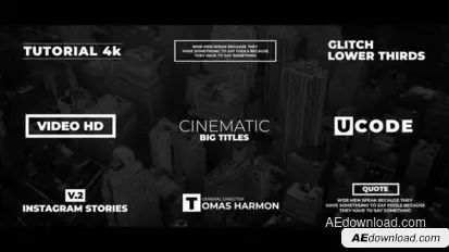Stylish Titles | After Effects Titles template preview