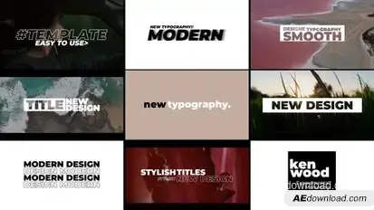 Stylish Titles | After Effects Titles template preview