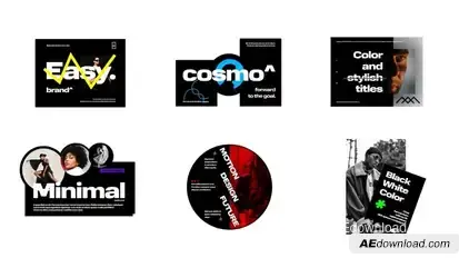 Stylish Titles For After Effects Titles template preview