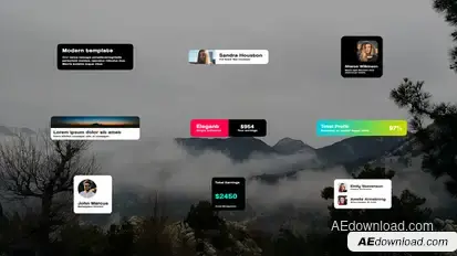 Stylish Titles Pack For After Effects Titles template preview