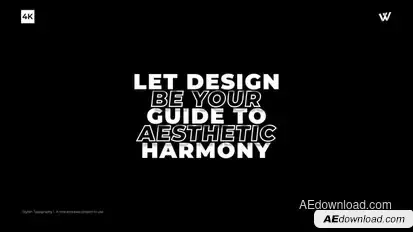 Stylish Typography | After Effects Titles template preview