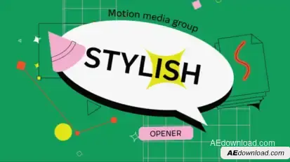Stylish Typography Opener Openers template preview
