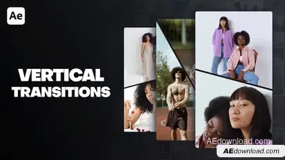 Stylish Vertical Transitions Elements template preview