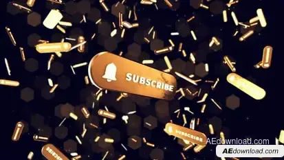 Subscribe Logo Video Displays template preview