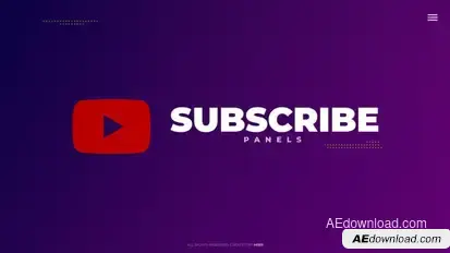 Subscribe Panels Titles template preview