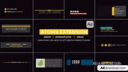 Subtext Title Titles template preview