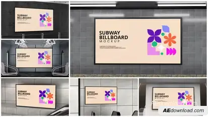Subway Billboard Mockup Product Promo template preview