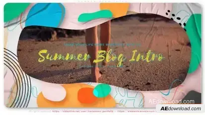Summer Blog Intro Openers template preview
