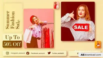 Summer Fashion Sale Openers template preview