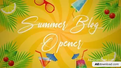 Videohive Summer Holiday Intro 53232363 Openers template preview
