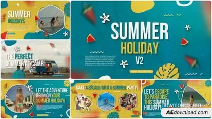 Summer Holiday V2 Openers template preview