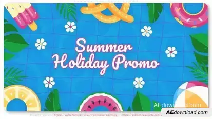 Videohive Summer Holidays Promo 45918981 Video Displays template preview