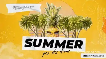 Summer/Holidays Travel Funky Opener Openers template preview