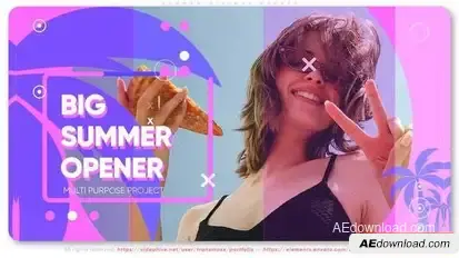 Summer Minimal Opener Openers template preview