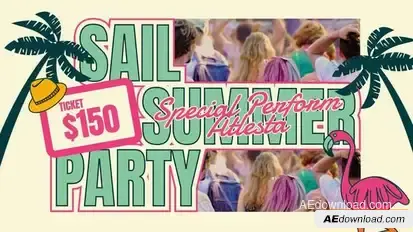 Summer Party Openers template preview